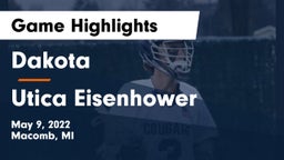 Dakota  vs Utica Eisenhower  Game Highlights - May 9, 2022