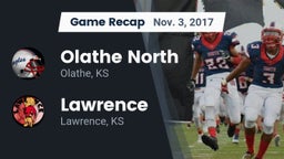 Recap: Olathe North  vs. Lawrence  2017