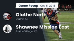Recap: Olathe North  vs. Shawnee Mission East  2018