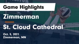 Zimmerman  vs St. Cloud Cathedral  Game Highlights - Oct. 5, 2021