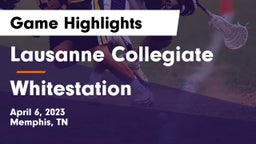 Lausanne Collegiate  vs Whitestation Game Highlights - April 6, 2023