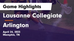 Lausanne Collegiate  vs Arlington  Game Highlights - April 24, 2023
