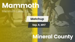 Matchup: Mammoth  vs. Mineral County 2017