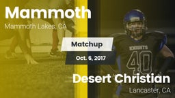 Matchup: Mammoth  vs. Desert Christian  2017
