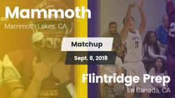 Matchup: Mammoth  vs. Flintridge Prep  2018