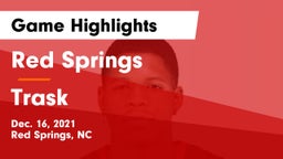 Red Springs  vs Trask  Game Highlights - Dec. 16, 2021
