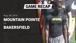 Recap: Mountain Pointe  vs. Bakersfield High 2015