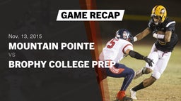 Recap: Mountain Pointe  vs. Brophy College Prep 2015
