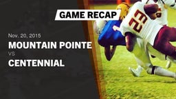 Recap: Mountain Pointe  vs. Centennial  2015
