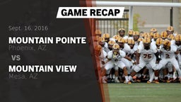 Recap: Mountain Pointe  vs. Mountain View  2016