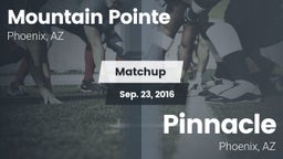 Matchup: Mountain Pointe vs. Pinnacle  2016