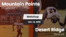 Matchup: Mountain Pointe vs. Desert Ridge  2016