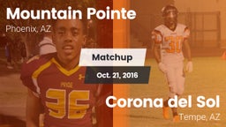 Matchup: Mountain Pointe vs. Corona del Sol  2016