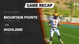 Recap: Mountain Pointe  vs. Highland  2016