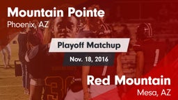 Matchup: Mountain Pointe vs. Red Mountain  2016