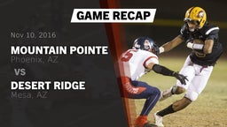 Recap: Mountain Pointe  vs. Desert Ridge  2016