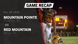 Recap: Mountain Pointe  vs. Red Mountain  2016