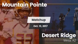 Matchup: Mountain Pointe vs. Desert Ridge  2017