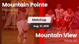 Matchup: Mountain Pointe vs. Mountain View  2018