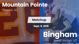 Matchup: Mountain Pointe vs. Bingham  2018