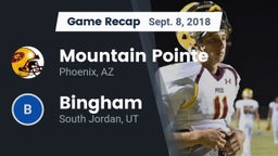 Recap: Mountain Pointe  vs. Bingham  2018