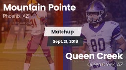 Matchup: Mountain Pointe vs. Queen Creek  2018