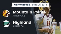 Recap: Mountain Pointe  vs. Highland  2018