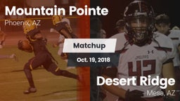 Matchup: Mountain Pointe vs. Desert Ridge  2018