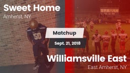 Matchup: Sweet Home High Scho vs. Williamsville East  2018