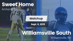 Matchup: Sweet Home High Scho vs. Williamsville South  2019