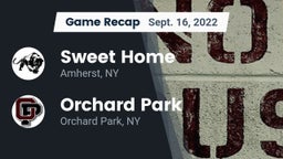 Recap: Sweet Home  vs. Orchard Park  2022