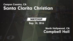 Matchup: Santa Clarita vs. Campbell Hall  2016