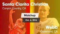 Matchup: Santa Clarita vs. Webb  2016