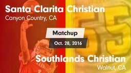 Matchup: Santa Clarita vs. Southlands Christian  2016