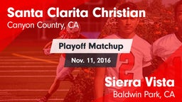 Matchup: Santa Clarita vs. Sierra Vista  2016