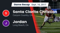 Recap: Santa Clarita Christian  vs. Jordan  2017