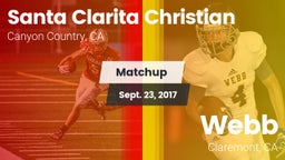 Matchup: Santa Clarita vs. Webb  2017