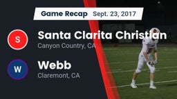 Recap: Santa Clarita Christian  vs. Webb  2017
