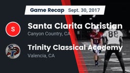 Recap: Santa Clarita Christian  vs. Trinity Classical Academy  2017