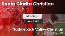 Matchup: Santa Clarita vs. Saddleback Valley Christian  2017