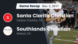 Recap: Santa Clarita Christian  vs. Southlands Christian  2017