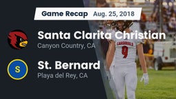 Recap: Santa Clarita Christian  vs. St. Bernard  2018