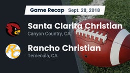 Recap: Santa Clarita Christian  vs. Rancho Christian  2018