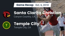 Recap: Santa Clarita Christian  vs. Temple City  2018