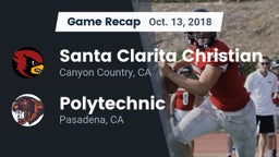 Recap: Santa Clarita Christian  vs. Polytechnic  2018