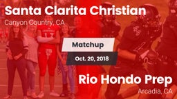 Matchup: Santa Clarita vs. Rio Hondo Prep  2018