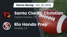 Recap: Santa Clarita Christian  vs. Rio Hondo Prep  2018