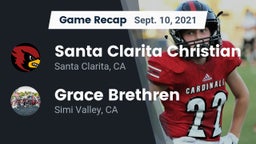 Recap: Santa Clarita Christian  vs. Grace Brethren  2021