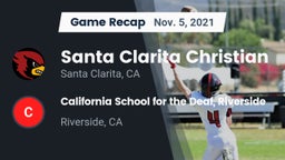Recap: Santa Clarita Christian  vs. California School for the Deaf, Riverside 2021