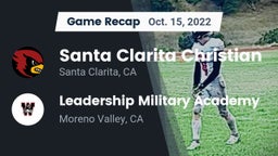 Recap: Santa Clarita Christian  vs. Leadership Military Academy 2022
